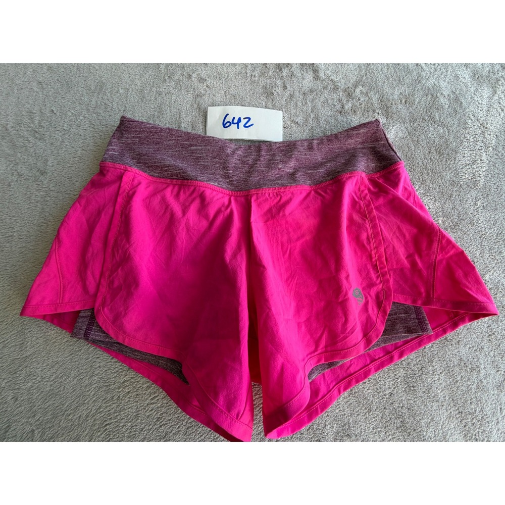 Mountain Hardwear Running Shorts Womens XS Pink Trail Athletic Z642
